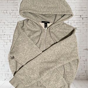 Gray Zip-Up Hoodie